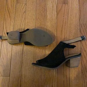 Lucky Brand Black Heeled Sandle